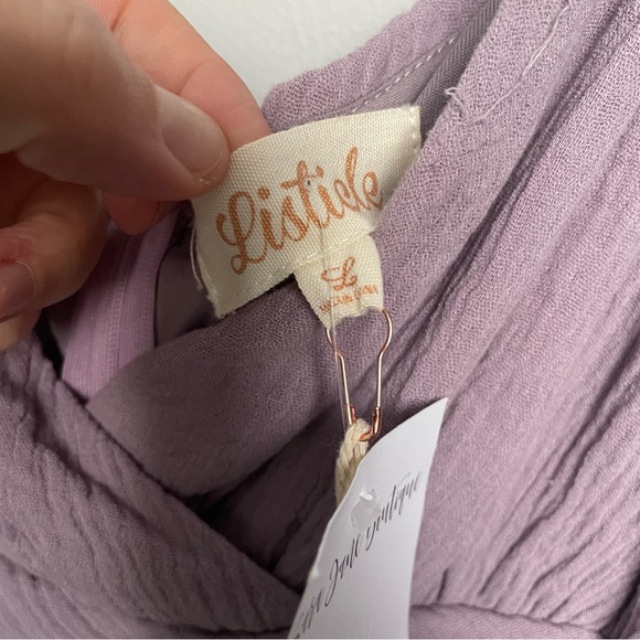 NWT Listiele Ruffle Detail Mini Dress - Size Large, Flirty & Feminine - Picture 4 of 12